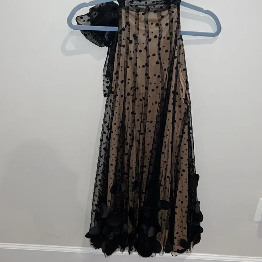 RYU BLACK TUILLE SLEEVELESS DRESS - Picture 5 of 5